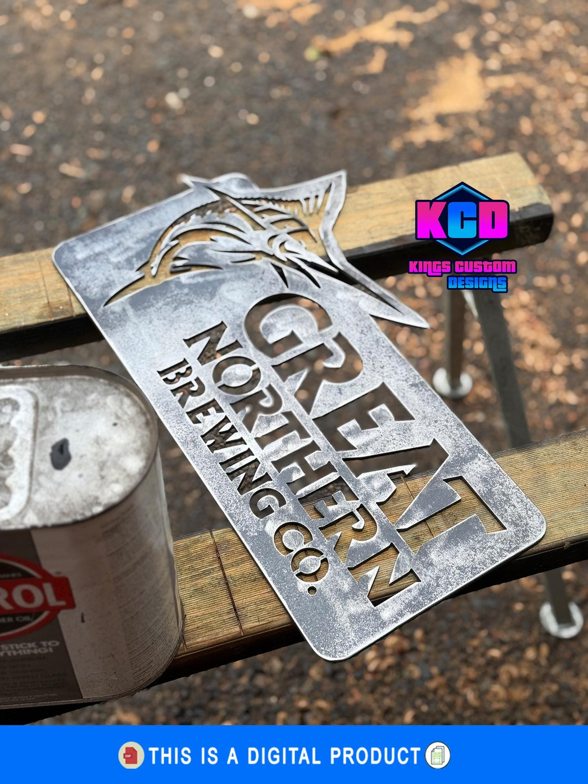 Northern Brewing Metal Sign CNC File | Bar Decor DXF SVG (Digital Download)