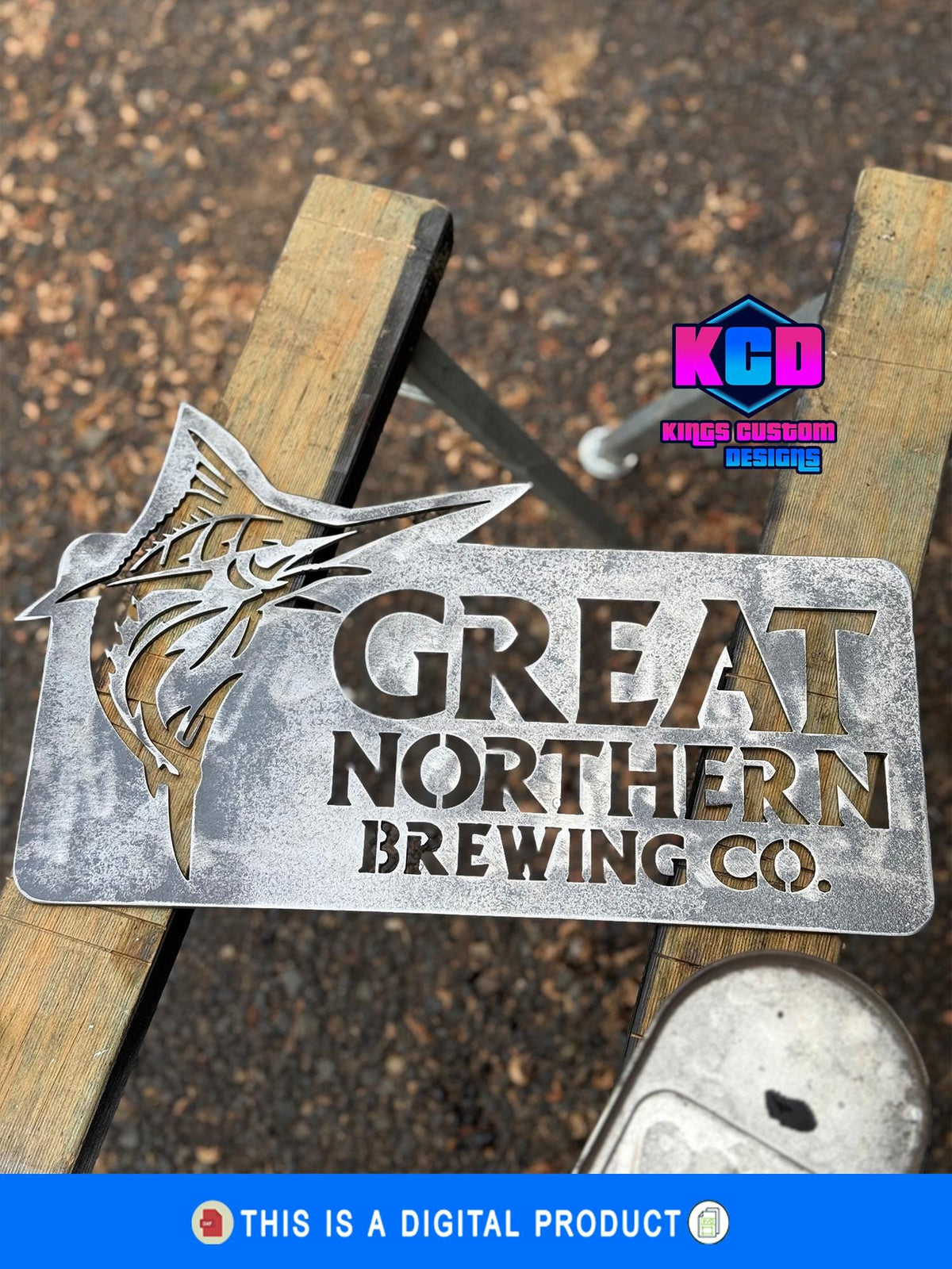 Northern Brewing Metal Sign CNC File | Bar Decor DXF SVG (Digital Download)