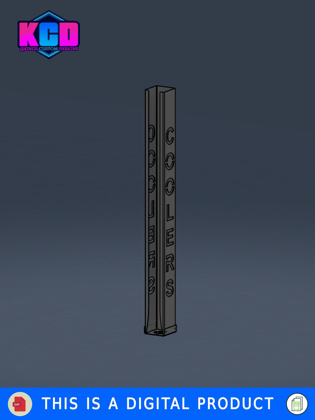 CNC Stubby Cooler Holder – Digital Download | Plasma / Laser / CNC Cut File